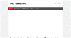 Desktop Screenshot of nycfilmrental.com